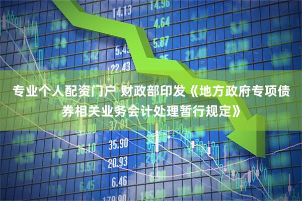 专业个人配资门户 财政部印发《地方政府专项债券相关业务会计处理暂行规定》